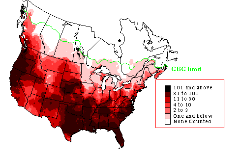 American Robin CBC Map