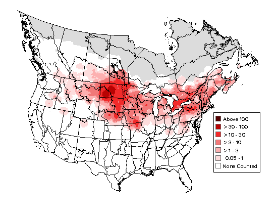 Bobolink Breeding Map