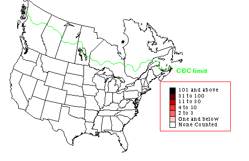 Common Gallinule CBC Map