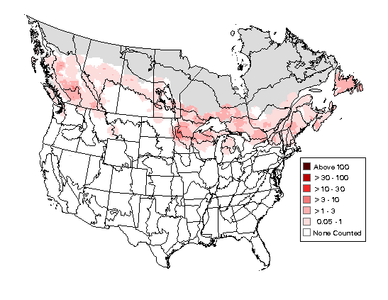 Common Loon Breeding Map