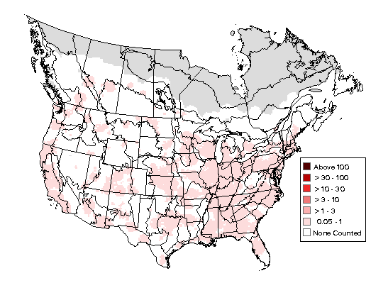 Cooper's Hawk Breeding Map