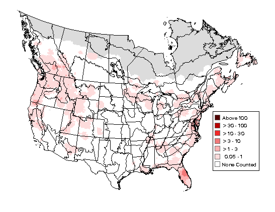 Osprey Breeding Map