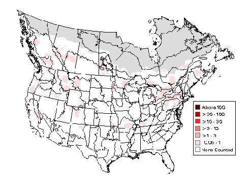 Sharp-shinned Hawk Breeding Map