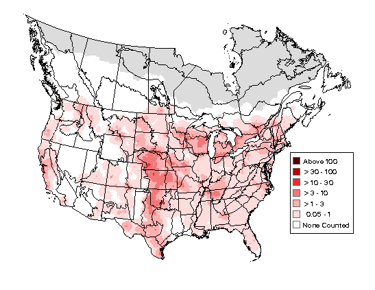 Wild Turkey Breeding Map